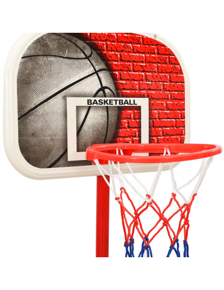 Set Gioco da Basket Portatile Regolabile 138,5-166 cm