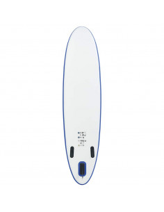 Set Tavola da SUP e Surf Gonfiabile Blu e Bianco