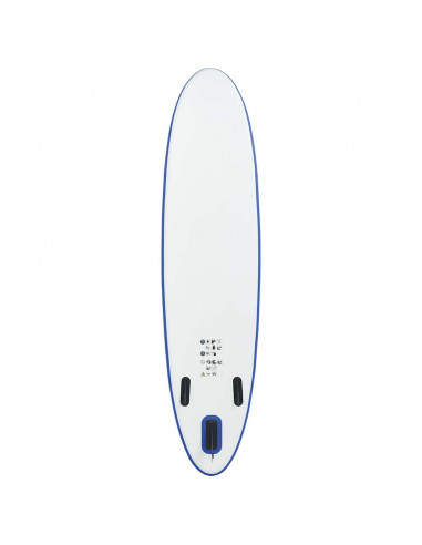 Set Tavola da SUP e Surf Gonfiabile Blu e Bianco