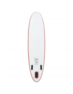 Set Tavola da SUP e Surf Gonfiabile Rosso e Bianco