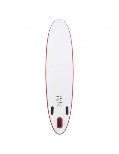 Set Tavola da SUP e Surf Gonfiabile Rosso e Bianco