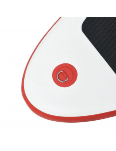 Set Tavola Gonfiabile da SUP con Vela Rosso e Bianco