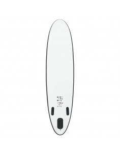 Set Tavola Gonfiabile da SUP Nero e Bianco