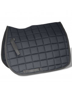 Set Sella Equitazione 17,5" in pelle naturale Nera 12 cm 5-in-1