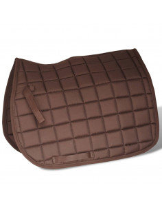 Set Sella Equitazione 17,5" in pelle naturale Marrone 18 cm 5-in-1