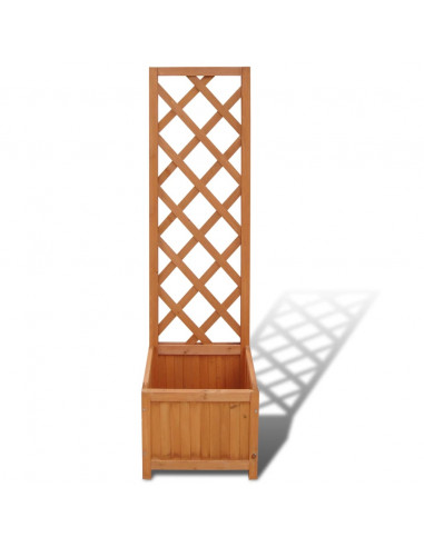Fioriera con traliccio 40 x 30 x 135 cm