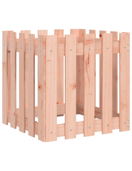 Fioriera Giardino Design Recinzione 50x50x50cm Massello Douglas