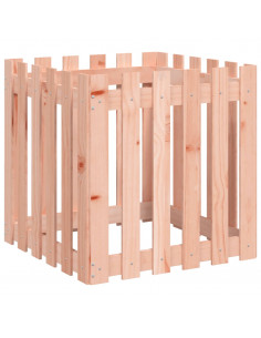 Fioriera Giardino Design Recinzione 60x60x60cm Massello Douglas 2