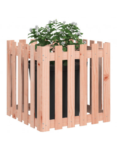 Fioriera Giardino Design Recinzione 60x60x60cm Massello Douglas