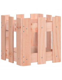 Fioriera Giardino Design Recinzione 30x30x30cm Massello Douglas 2