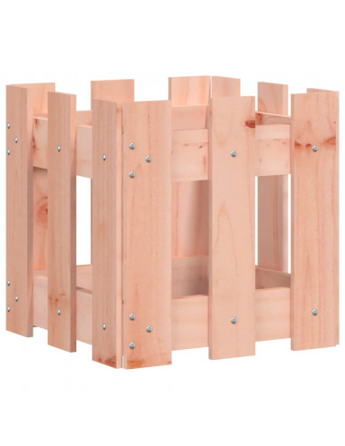 Fioriera Giardino Design Recinzione 30x30x30cm Massello Douglas