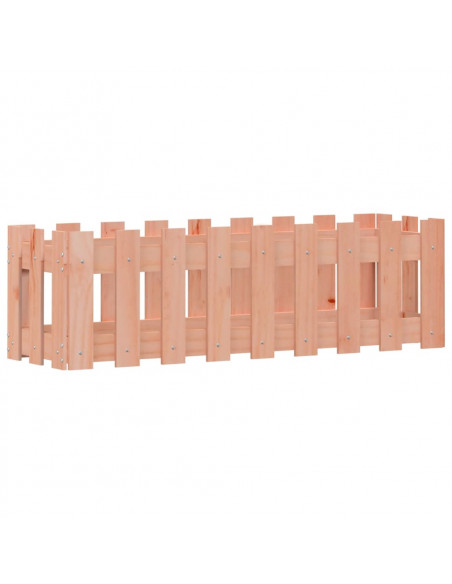 Fioriera Rialzata Giardino Recinzione 100x30x30cm Legno Douglas