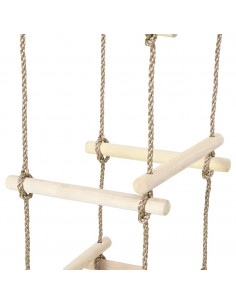 Scala di Corda per Bambini 200 cm in Legno