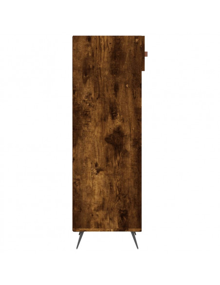 Scarpiera Rovere Fumo 30x35x105 cm in Legno Multistrato