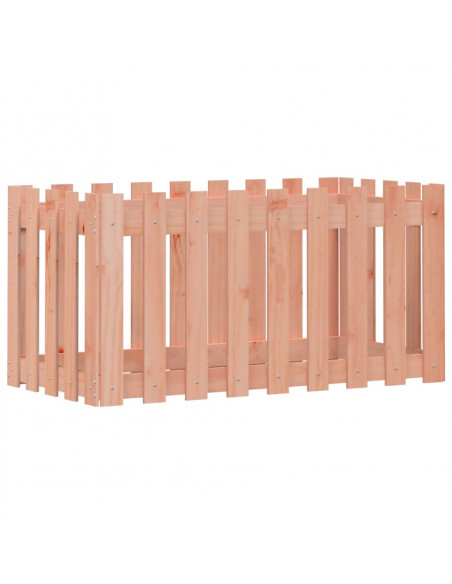 Fioriera Rialzata Giardino Recinzione 100x50x50cm Legno Douglas