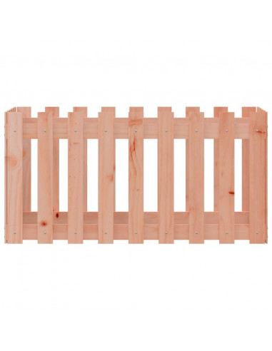 Fioriera Rialzata Giardino Recinzione 100x50x50cm Legno Douglas