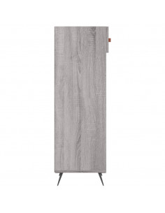 Scarpiera Grigio Sonoma 30x35x105 cm in Legno Multistrato