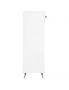 Scarpiera Bianca 30x35x105 cm in Legno Multistrato