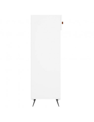 Scarpiera Bianca 30x35x105 cm in Legno Multistrato