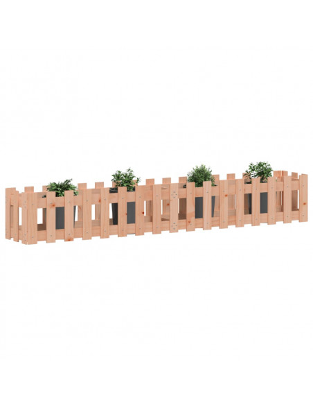 Fioriera da Giardino Recinzione 200x30x30cm in Massello Douglas