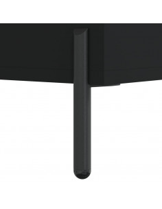 Scarpiera Nera 30x35x105 cm in Legno Multistrato