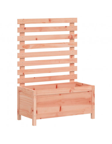 Fioriera Giardino con Rastrelliera 79x39,5x114cm Legno Douglas