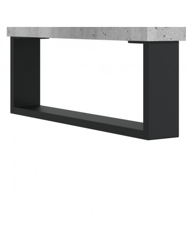 Scarpiera Grigio Cemento 30x35x105 cm in Legno Multistrato