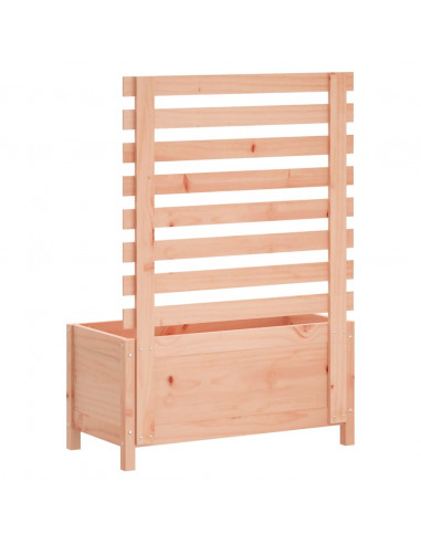 Fioriera Giardino con Rastrelliera 79x39,5x114cm Legno Douglas