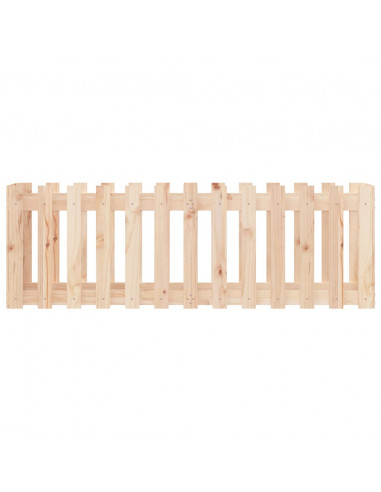 Fioriera da Giardino a Recinzione 150x50x50cm in Massello Pino