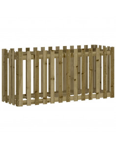 Fioriera da Giardino Recinzione 150x50x70cm in Pino Impregnato 2