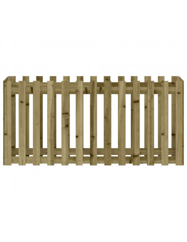 Fioriera da Giardino Recinzione 150x50x70cm in Pino Impregnato
