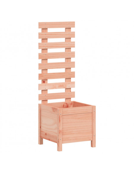 Fioriera Giardino con Rastrelliera 39x39,5x114cm Legno Douglas
