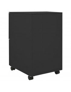 Schedario Mobile Antracite 39x45x67 cm in Acciaio