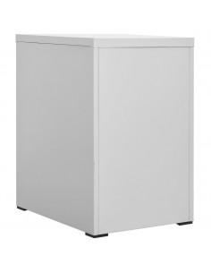 Schedario Grigio Chiaro 46x62x72,5 cm in Acciaio