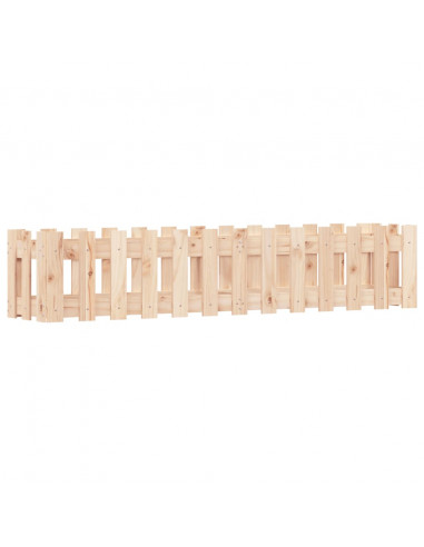 Fioriera Rialzata Giardino a Recinzione 150x30x30 cm Legno Pino