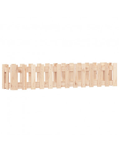 Fioriera Rialzata Giardino a Recinzione 150x30x30 cm Legno Pino