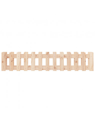 Fioriera Rialzata Giardino a Recinzione 150x30x30 cm Legno Pino