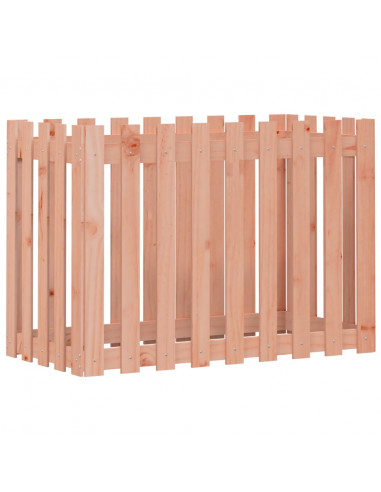 Fioriera Rialzata Giardino Recinzione 100x50x70cm Legno Douglas
