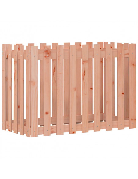 Fioriera Rialzata Giardino Recinzione 100x50x70cm Legno Douglas