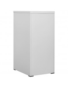 Schedario Grigio Chiaro 46x62x102,5 cm in Acciaio