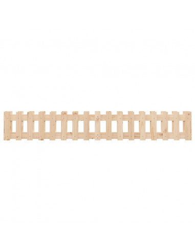 Fioriera Rialzata Giardino a Recinzione 200x30x30cm Legno Pino