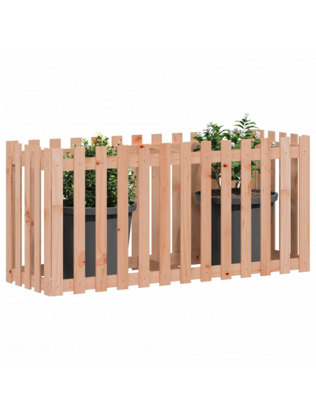 Fioriera Rialzata Giardino Recinzione 150x50x70cm Legno Douglas