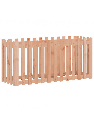 Fioriera Rialzata Giardino Recinzione 150x50x70cm Legno Douglas