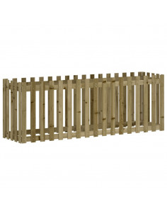 Fioriera da Giardino Recinzione 200x50x70cm in Pino Impregnato 2