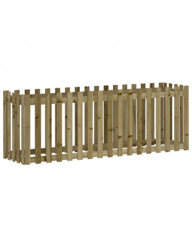Fioriera da Giardino Recinzione 200x50x70cm in Pino Impregnato