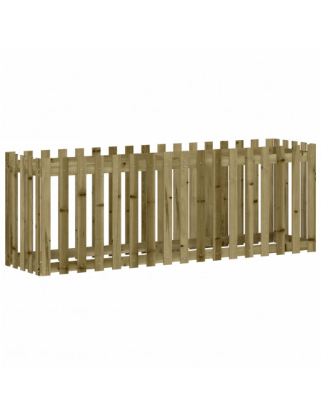 Fioriera da Giardino Recinzione 200x50x70cm in Pino Impregnato
