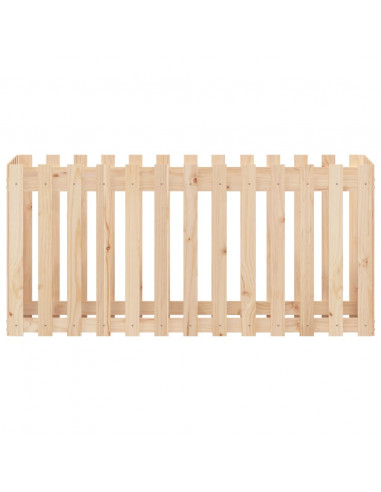 Fioriera Rialzata Giardino a Recinzione 150x50x70cm Legno Pino