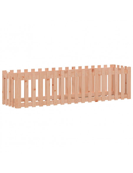 Fioriera da Giardino Recinzione 200x50x50cm Massello Douglas