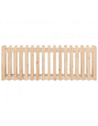 Fioriera da Giardino a Recinzione 200x50x70cm in Massello Pino