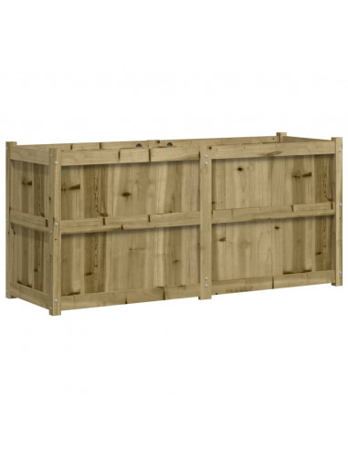 Fioriera da Giardino 150x50x70 cm in Legno di Pino Impregnato